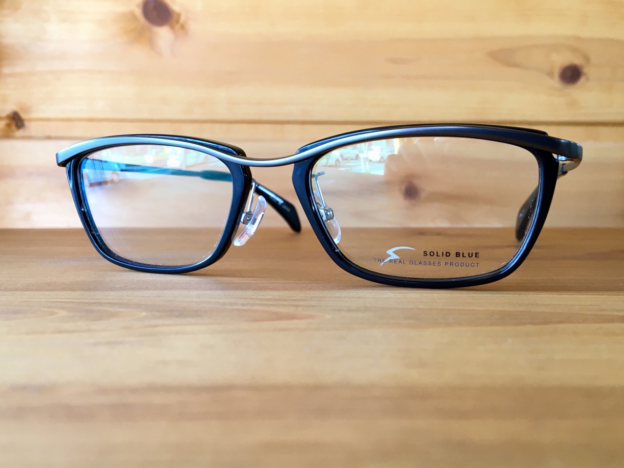 木下眼鏡店 / SOLID BLUEソリッドブルー S-217 C1 ブラック/グレーマット