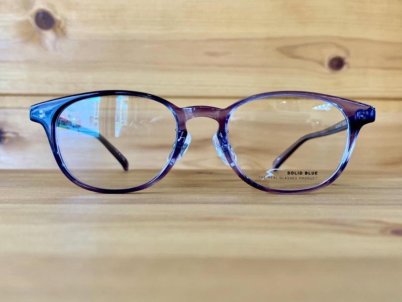 木下眼鏡店 / SOLID BLUE ソリッドブルー S-225 C3 グレーササクリア