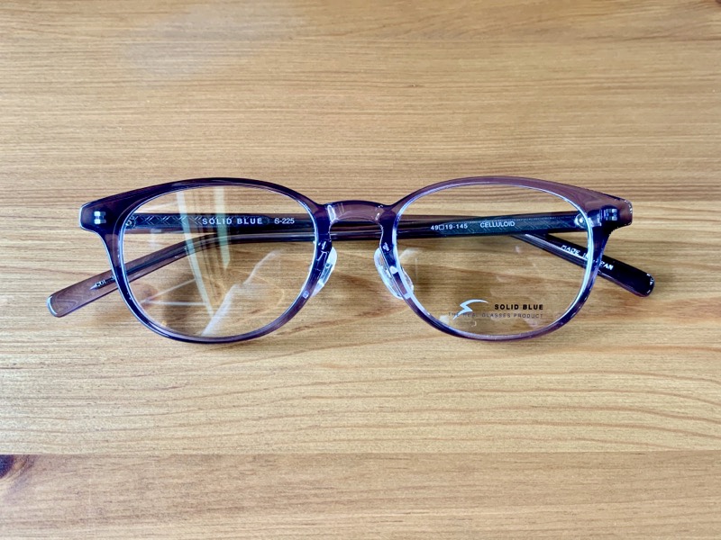 木下眼鏡店 / SOLID BLUE ソリッドブルー S-225 C3 グレーササクリア